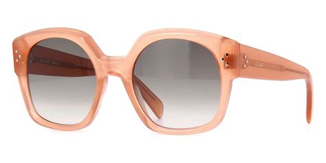 celine cl40168i|CELINE CL40168I 74F Pink Square Sunglasses with Grey .